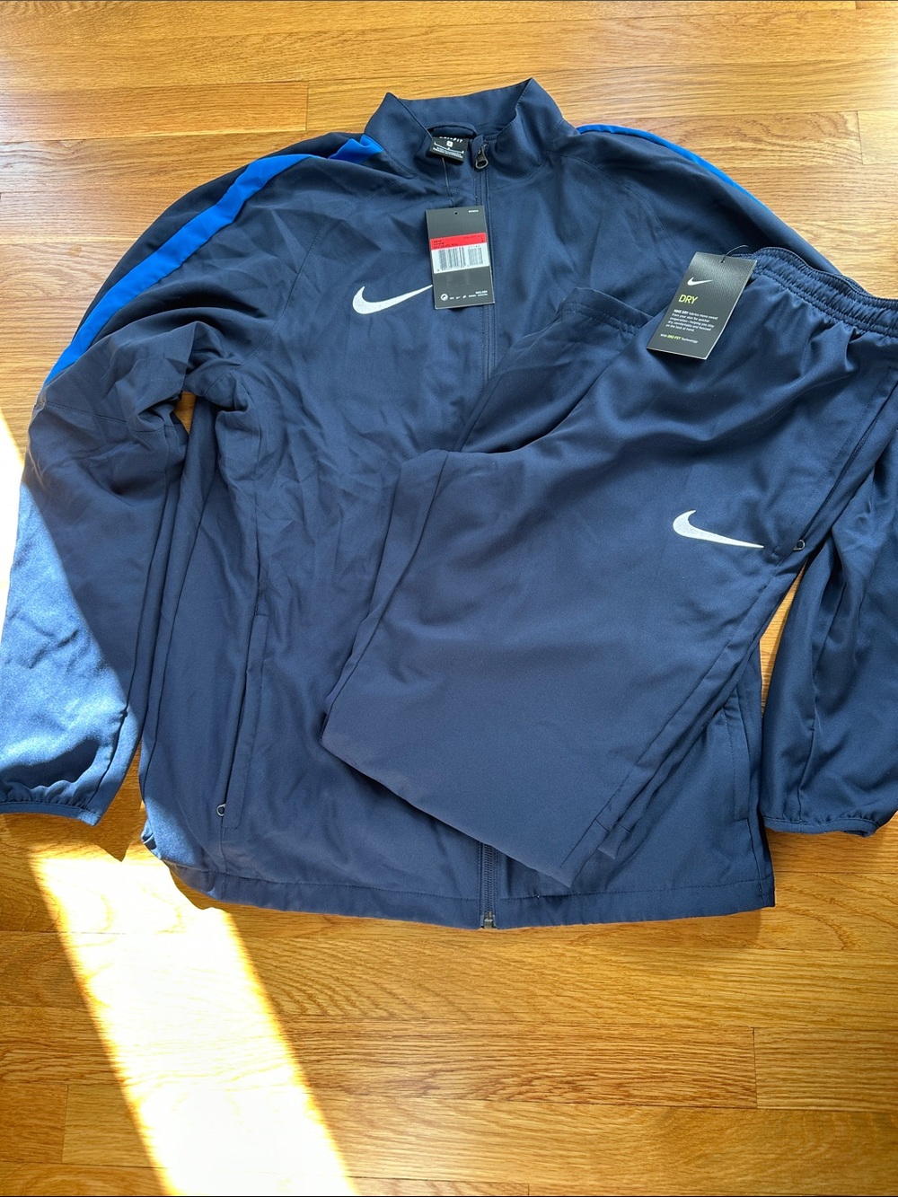 Nike Men’s Navy Blue Dri-FIT Track Pants